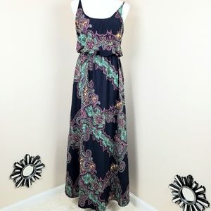Blue Rain maxi dress
